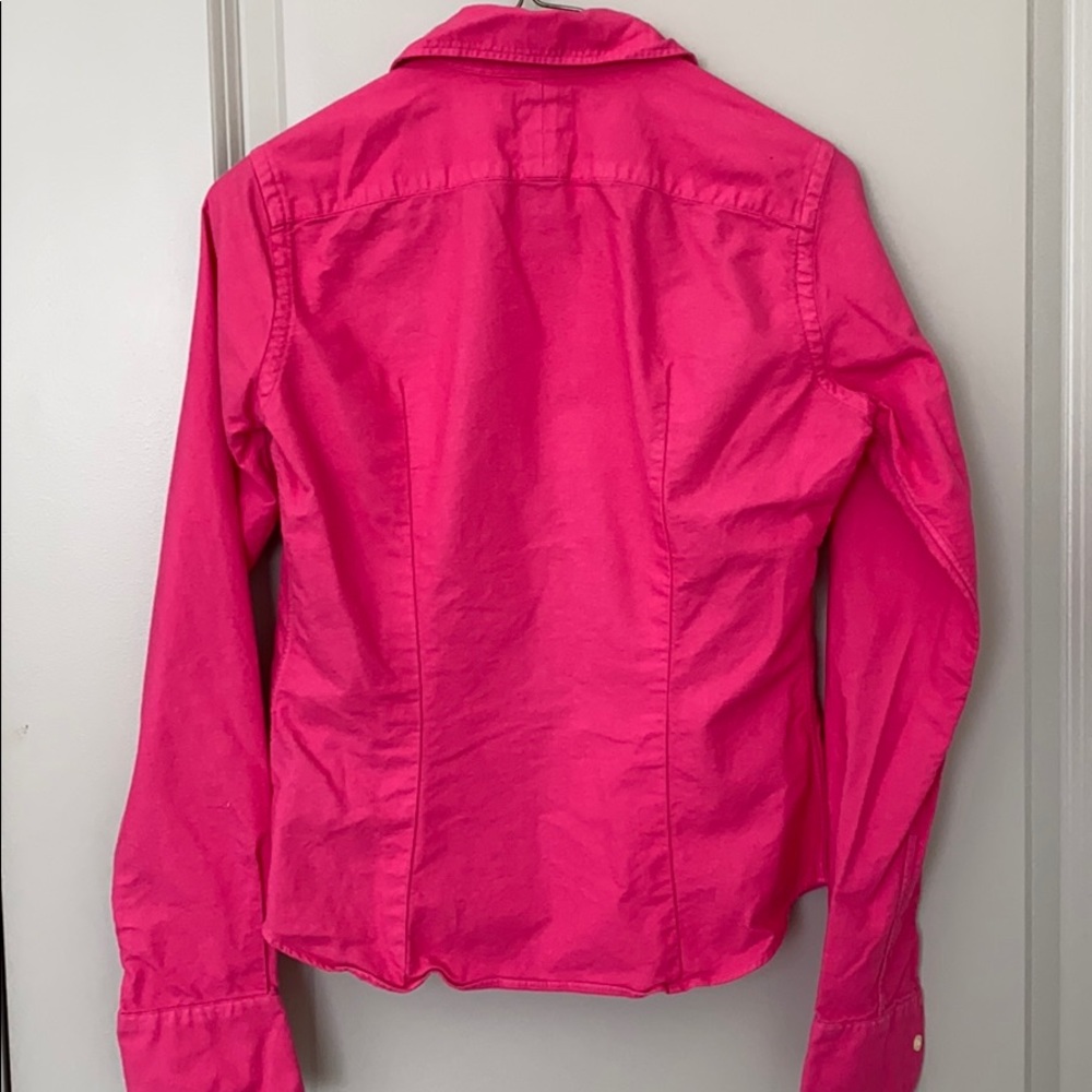Bright Raspberry Rugby Button Down Sz4 - Picture 5 of 5